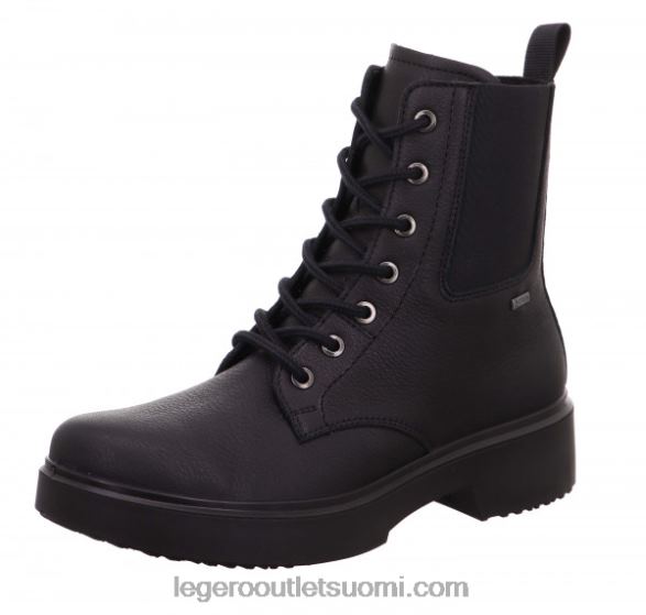 naiset Legero enkelin nauhakengät mustat 26FL6315