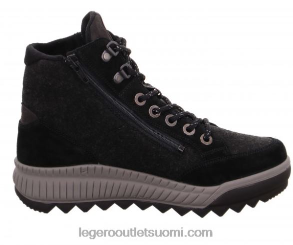 naiset Legero tirano saappaat mustat 26FL6251